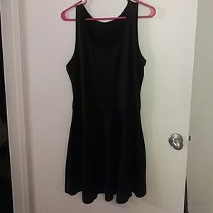 Black skater dress